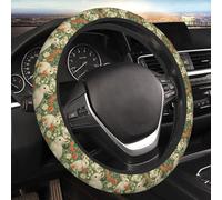 Steering Wheel Cover Flower Rabbit Red Pattern 38cm Universal