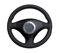 Steering Wheel Cover For A2 8Z A3 8L For Sportback A4 B6 For Avant A6 C5 A8 D2 For TT 8N S3 S4 RS 4 6 DIY Customized Car Steering Wheel Cover(Red)