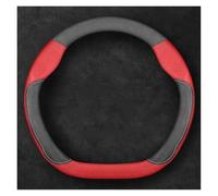 Steering Wheel Cover For A3 For A4 For A5 For A6 For A7 Q3 Q5 Q7 S4 S5 S6 RS3 RS4 Leather Suede Anti-slip Car Steering Wheel Cover(D All Suede 2)