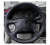 Steering Wheel Cover For A4 1998 1999 2000 2001 2002 2003 2004 Old Style Perforated Microfiber Hand Braids On Car Steering Wheel Cover(WHITE)