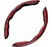 Steering Wheel Cover For A6 S6 For Sedan For Avant 4A 4B 4F 4G For C4 For C5 C6 C7 C8 Segmented Anti-Skid Steering Wheel Cover 2 Pieces(B)
