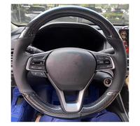 Steering Wheel Cover For Accord 10 For Inspire For Insight 2018-2019 Car Steering Wheel Cover Wrap Leather Car Interior Car Steering Wheel Cover(White Thread)
