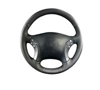 Steering Wheel Cover For Benz W203 C-Class 2001-2007 Microfiber Leather Accessories Steering Wrap Braid Steering Wheel Cover