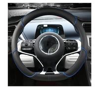 Steering Wheel Cover For BYD For Dolphin For Atto3 2022 2023 Microfiber Leather Sport D Shape Car Steering Wheel Cover Auto Accessories Steering Cover Wheel(Blue)