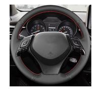 Steering Wheel Cover For C-HR 2016 2017 2018 2019 Black pu PU Braid Car Steering Wheel Cover Car Accessories Steering wheel handle cover
