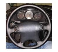 Steering Wheel Cover for Cars Black Artificial Leather Car Steering Wheel Cover for CRV CR-V 1997-2001 for Accord 6 1998-2002 for Odyssey 1998-2001 Prelude Car Steering Wheel(Gray Thread)