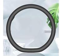 Steering Wheel Cover for Cars Car Non-slip Steering Wheel Cover Leather Grain For Ultra-thin Car Accessories Interior Handle Set Four Seasons General Me(D black)