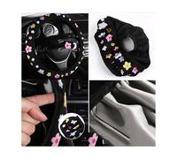 Steering Wheel Cover for Cars Car steering wheel cover breathable non-slip summer without inner ring car elastic for ultra-thin elastic handle cover(Ying hua 1Piece)