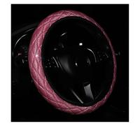 Steering Wheel Cover for Cars Car Steering Wheel Cover New Luminous Gold Three-dimensional Without Inner Ring Elastic Car Interior Refit(Pink)