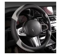 Steering Wheel Cover for Cars Car Steering Wheel Cover - Universal Car for Diverse Cars, Durable Leather Cover with Anti-Slip Lining, Fit for 14.5"-15"(White)