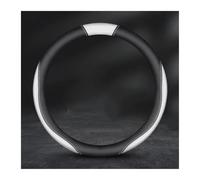 Steering Wheel Cover for Cars Car Suede Leather Steering Wheel Cover For Changan UNI-K UNI-T CS15 CS35 CS55 CS75 PLUS CS85 Coupe CS95 Alsvin CX70 Accessories(O Style 1 white)