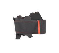 Steering Wheel Cover for Cars For A3 8P Sportback For For A4 B8 For For A5 8T 4L 4-Spoke with button Car Steering Wheel Cover Suede Leather Trim Car Steering Wheel(Red line-Red strip)