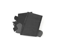 Steering Wheel Cover for Cars For A3 8P Sportback For For A4 B8 For For A5 8T 4L 4-Spoke with button Car Steering Wheel Cover Suede Leather Trim Car Steering Wheel(Black-no hole)