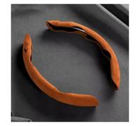 Steering Wheel Cover for Cars For Fiat For Abarth 595 For Abarth 500 For Abarth 124 Spider Interior Accessories Car Non-Slip Steering Wheel Anti-slip Cover Suede Leather(2piece-brown)