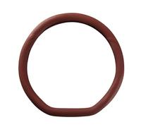 Steering Wheel Cover For Cars Four Seasons Thin Luxurious Interior Modification Popular Universal Leather Steering Wheel Cover(D type wine red)