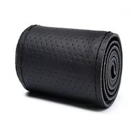 Steering Wheel Cover for Cars Hand-Stitched Steering Wheel Cover 36-40cm DIY Leather Braid on the With Needles Thread Car-Styling Steering Covers Car Steering Wheel(Black Thread 40cm 2)