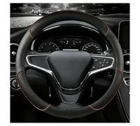 Steering Wheel Cover For Chevy For Equinox For Tracker | Leather protects the steering wheel from wear and tear.(Brown round)