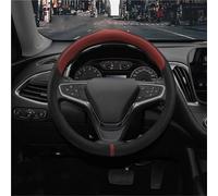Steering Wheel Cover For Chevy For Traverse Ultra-thin Non-slip Breathable Leather Steering Wheel Cover Steering Wheel Covers(A-Wine red)
