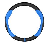 Steering Wheel Cover For Civic 2004-2018 2019 2020 2021 2022 2023 2024 Car Steering Wheel Cover PU Leather Non-slip Auto Accessories(TypeO blue)