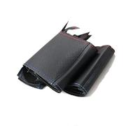 Steering Wheel Cover For Civic 9 2012 2013 2014 2015 Car Steering Wheel Cover Anti-slip Braid Artificial Leather Accessories(Red and blue thread)