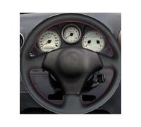 Steering Wheel Cover For Corolla Matrix MR2 2000-2008 For RAV4 Celica IS200 IS300 1998-2005 Black Car Steering Wheel Cover Car Steering Wheel Protector(Red Blue Thread)