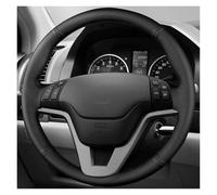 Steering Wheel Cover For CRV For CR-V 2007 2008 2009 2010 2011 Car Accessories Non-slip Microfiber Leather Car Steering Wheel Cover(Gray Thread)