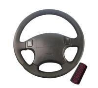 Steering Wheel Cover For CRV For CR-V For Accord 6 For Odyssey For Prelude For Civic 1996-2003 For CL Hand Sewing Car Steering Wheel Cover Microfiber Leather(Red Thread)
