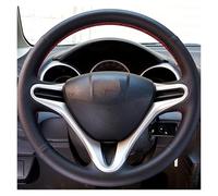 Steering Wheel Cover For Fit 2009-2013 For City For Jazz For Insight 2010 Black Non-slip Microfiber Leather Car Steering Wheel Cover(Black)