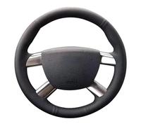 Steering Wheel Cover For Focus 2 2005-2011 For Kuga 2008-2011 For C-MAX 2007-2010 Accessories Car Steering Wheel Cover(Black Thread)