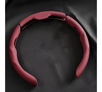 Steering Wheel Cover for Ford Puma MK2 ST/ST-Line X 2020-2023 2024, Leather Wheels Cover Sports Elastic Wheel Cover Anti-slip Elastic Auto Steering Protector,Red