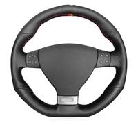 Steering Wheel Cover For Golf 5 Mk5 For GTI For VW For R32 For Passat R GT 2005 Hand Stitched DIY Artificial Leather Car Steering Wheel Cover Auto Protector(White Thread)