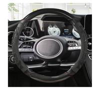 Steering Wheel Cover For Hyundai For Tucson For NX4 For Elantra For Sonata 10th 38CM Carbon Fibre Car Steering Wheel Cover Auto Accessories(2)