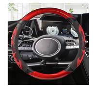 Steering Wheel Cover For Hyundai For Tucson For NX4 For Elantra For Sonata 10th 38CM Carbon Fibre Car Steering Wheel Cover Auto Accessories(6)