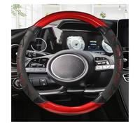 Steering Wheel Cover For Hyundai For Tucson For NX4 For Elantra For Sonata 10th 38CM Carbon Fibre Car Steering Wheel Cover Auto Accessories(1)