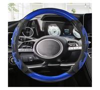 Steering Wheel Cover For Hyundai For Tucson For NX4 For Elantra For Sonata 10th 38CM Carbon Fibre Car Steering Wheel Cover Auto Accessories(3)
