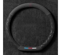 Steering Wheel Cover for Jaguar F-Pace/E-Pace/I-Pace, Non-slip and Durable Suede Steering Wheel Cover, Car Interior Accessory,D-B