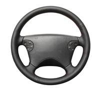 Steering Wheel Cover For Jazz For City 2009-2013 For Insight 2010 2011 2012 2014 Non-Slip Leather Car Steering Wheel Cover(Blue Thread)