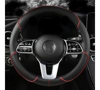 Steering Wheel Cover for Jeep Avenger SUV 2024 2025 | Car Wheel Protector Leather Grip Black Non-Slip Interior Accessories Auto Trim 15 Inch Breathable Elastic Soft Hand Grip Guar