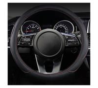 Steering Wheel Cover For Kia for Seltos for Soul for Rio 3 4 5 O Type Car Steering Wheel Cover Braid(Red)