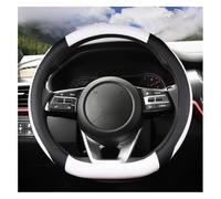 Steering Wheel Cover For Kia For Sportage 5 GT-Line 2021 2022 For Sportage 2022 2023 Car Steering Wheel Cover Microfiber Leather Auto Accessories(White)