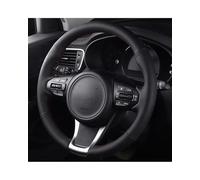 Steering Wheel Cover For Kia K2 K3 Fcrte KX3 Pegas Kx For Cross K5 For Sportage R DIY Black Faux Synthetic material Breathable Car Steering Wheel Cover Car Steering Wheel Protector(Blue thread)