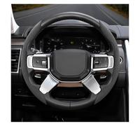 Steering Wheel Cover For Land For Rover For Fit For Defender For Discovery 2 3 4 For Sport For Evoque 90 Carbon For Freelander Steering Wheel Cover Wheel Sleeve Protector(Black O 2-P)