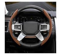 Steering Wheel Cover For Land For Rover For Fit For Defender For Discovery 2 3 4 For Sport For Evoque 90 Carbon For Freelander Steering Wheel Cover Wheel Sleeve Protector(Brown O 2-P)