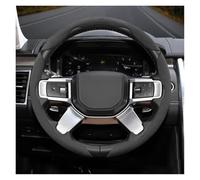 Steering Wheel Cover For Land For Rover For Fit For Defender For Discovery 2 3 4 For Sport For Evoque 90 Carbon For Freelander Steering Wheel Cover Wheel Sleeve Protector(Black O 3-P)