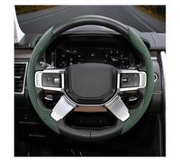 Steering Wheel Cover For Land For Rover For Fit For Defender For Discovery 2 3 4 For Sport For Evoque 90 Carbon For Freelander Steering Wheel Cover Wheel Sleeve Protector(Green O 2-P)