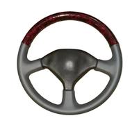Steering Wheel Cover For Mitsubishi For Pagero For GLX 1994 1995 1996 Hand-stitched Black Non-slip Steering Wheel Cover Accessory Car Wheel Cover Protector(Style2)
