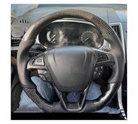 Steering Wheel Cover For Mondeo For Fusion For EDGE 2013-2020 For Galaxy 2016-2020 For S-Max 2012-2020 Leather Car Steering Wheel Cover(Red)