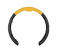 Steering Wheel Cover For Nissan For Qashqai For Juke For X-Trail T31 T32 Genuine Leather Car Steering Wheel Cover 38cm Car Wheel Cover Protector(Black yellow)