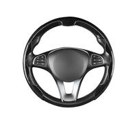 Steering Wheel Cover for Nissan Frontier I King Cab (D22, facelift 2000) 2000 2001 2002 2003 2004, Car Steering Wheel Covers Car Accessories,Black-38cm