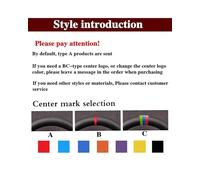 Steering Wheel Cover For Octavia 2015-2019 For Fabia Kodiaq Citigo Superb Scala DIY Black Synthetic material Car Steering Wheel Cover(Red thread)